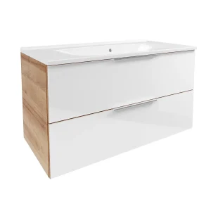 FACKELMANN B.BRILLANT Waschbecken mit Unterschrank 100 cm breit