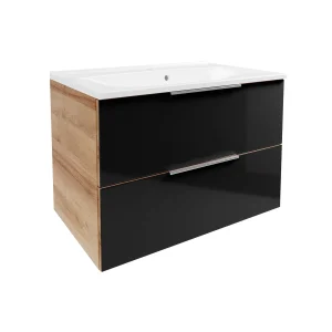 FACKELMANN B.BRILLANT Waschbecken mit Unterschrank 80 cm breit