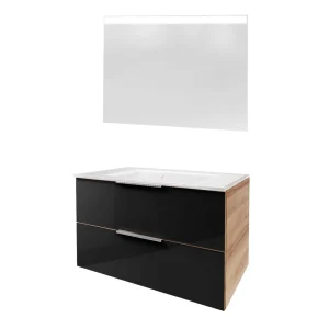 FACKELMANN B.BRILLANT Waschtisch Set mit Spiegel 100 cm breit