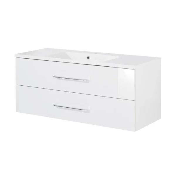 FACKELMANN B.CLEVER Waschbecken mit Unterschrank 120 cm breit