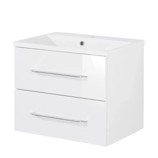 FACKELMANN B.CLEVER Waschbecken mit Unterschrank 60 cm breit