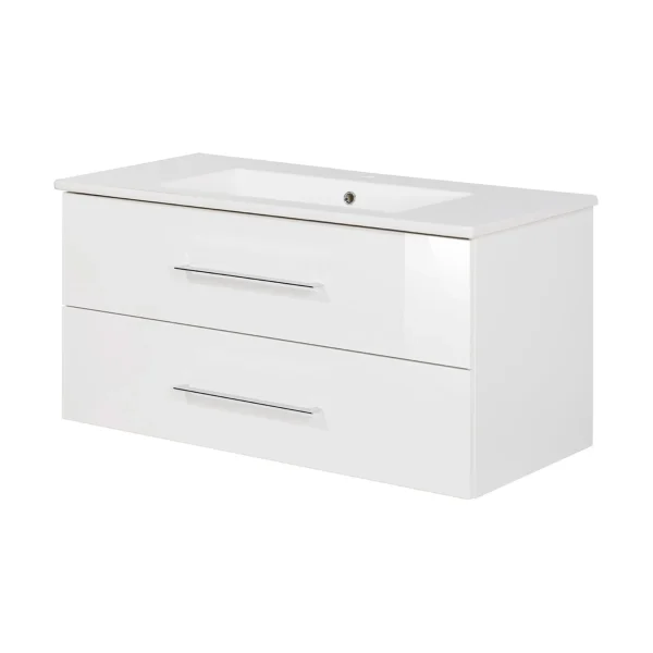 FACKELMANN B.PERFEKT Waschbecken mit Unterschrank 103 cm breit