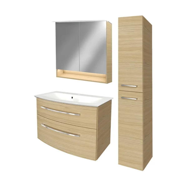 FACKELMANN B.STYLE Badmöbel Set 4-teilig 83 cm breit