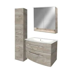 FACKELMANN B.STYLE Badmöbel Set 4-teilig 83 cm breit