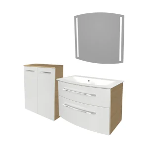 FACKELMANN B.STYLE Badmöbel Set 4-teilig 83 cm breit