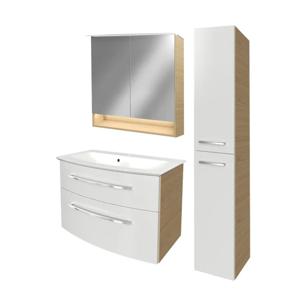 FACKELMANN B.STYLE Badmöbel Set 4-teilig 83 cm breit