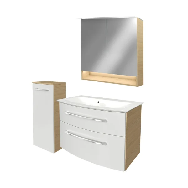 FACKELMANN B.STYLE Badmöbel Set 4-teilig 83 cm breit