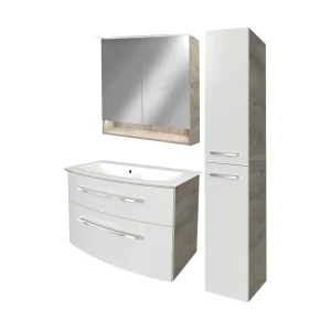FACKELMANN B.STYLE Badmöbel Set 4-teilig 83 cm breit