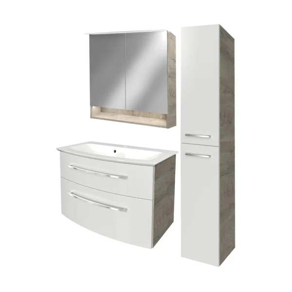 FACKELMANN B.STYLE Badmöbel Set 4-teilig 83 cm breit