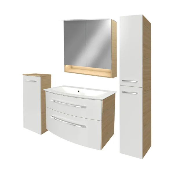 FACKELMANN B.STYLE Badmöbel Set 5-teilig 83 cm breit