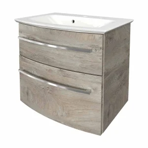 FACKELMANN B.STYLE Waschbecken mit Unterschrank 63 cm breit