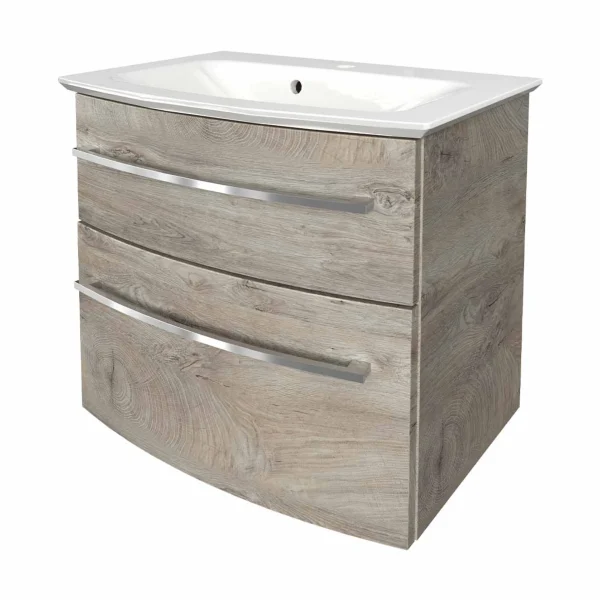 FACKELMANN B.STYLE Waschbecken mit Unterschrank 63 cm breit