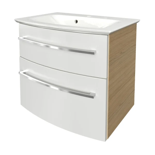 FACKELMANN B.STYLE Waschbecken mit Unterschrank 63 cm breit