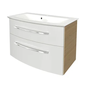 FACKELMANN B.STYLE Waschbecken mit Unterschrank 83 cm breit