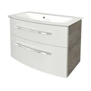 FACKELMANN B.STYLE Waschbecken mit Unterschrank 83 cm breit