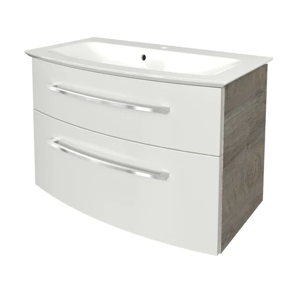 FACKELMANN B.STYLE Waschbecken mit Unterschrank 83 cm breit
