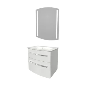FACKELMANN B.STYLE Waschtisch Set mit Spiegel 60 cm breit