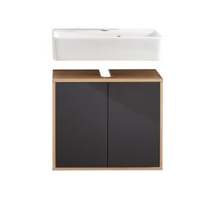 FACKELMANN FINN Waschbecken mit Unterschrank 60 cm breit