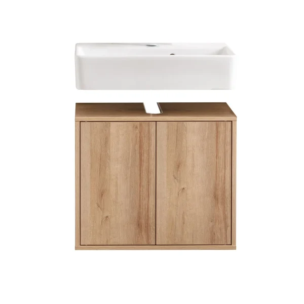 FACKELMANN FINN Waschbecken mit Unterschrank 60 cm breit