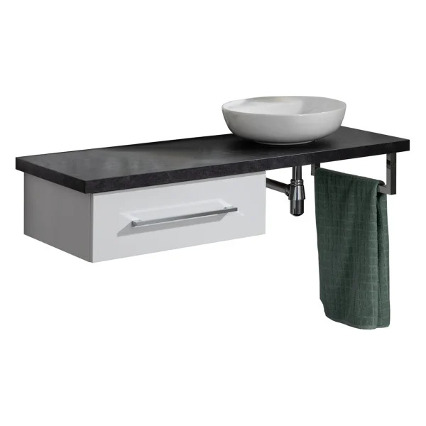 FACKELMANN HYPE 3.0 Waschtisch Set mit Waschtischplatte 110 cm breit