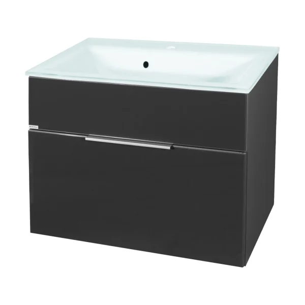 FACKELMANN KARA Waschbecken mit Unterschrank 80 cm breit