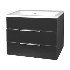 FACKELMANN KARA Waschbecken mit Unterschrank 80 cm breit