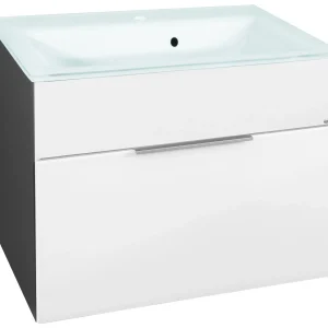 FACKELMANN KARA Waschbecken mit Unterschrank 80 cm breit