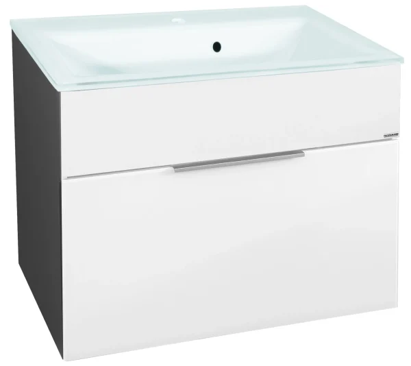 FACKELMANN KARA Waschbecken mit Unterschrank 80 cm breit