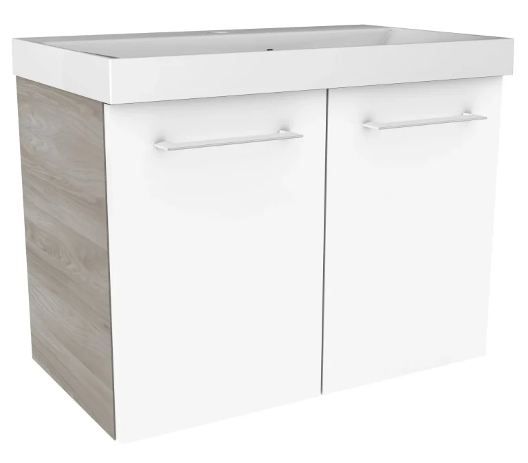 FACKELMANN LIMA Waschbecken mit Unterschrank 60 cm breit