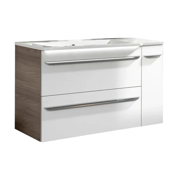 FACKELMANN LUXOR Waschbecken mit Unterschrank 100 cm breit