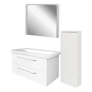 FACKELMANN MILANO Badmöbel Set 4-teilig 107 cm breit
