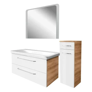 FACKELMANN MILANO Badmöbel Set 4-teilig 107 cm breit