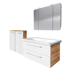 FACKELMANN MILANO Badmöbel Set 4-teilig 107 cm breit