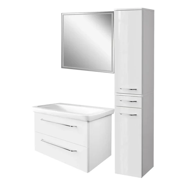 FACKELMANN MILANO Badmöbel Set 4-teilig 88 cm breit