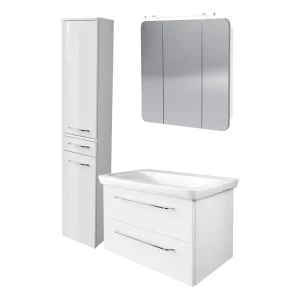 FACKELMANN MILANO Badmöbel Set 4-teilig 88 cm breit
