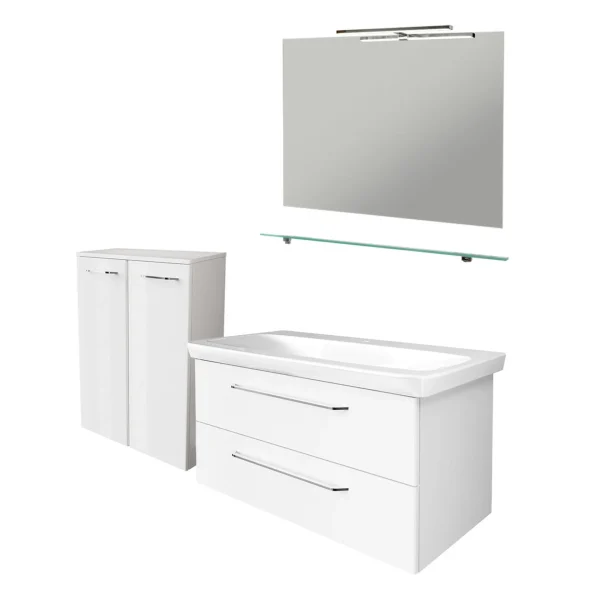 FACKELMANN MILANO Badmöbel Set 6-teilig 107 cm breit