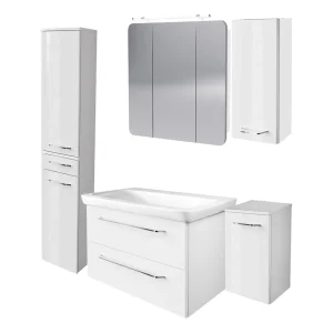 FACKELMANN MILANO Badmöbel Set 6-teilig 88 cm breit