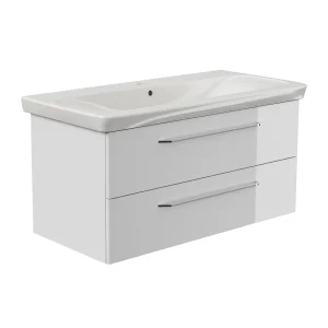 FACKELMANN MILANO Waschbecken mit Unterschrank 107 cm breit