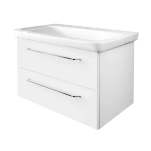 FACKELMANN MILANO Waschbecken mit Unterschrank 88 cm breit