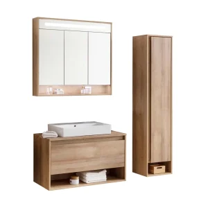 FACKELMANN NATURA Badmöbel Set 4-teilig 94 cm breit