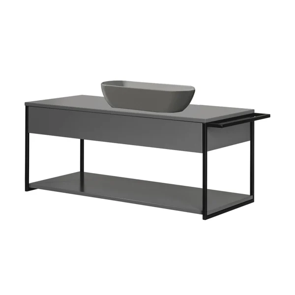 FACKELMANN NEW YORK Waschbecken mit Unterschrank 108 cm breit