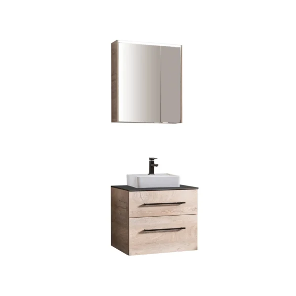 FACKELMANN OXFORD Badmöbel Set 4-teilig 60 cm breit