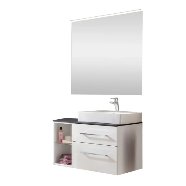 FACKELMANN OXFORD Badmöbel Set 7-teilig 90 cm breit