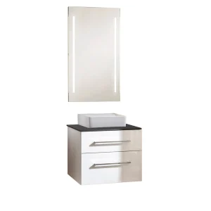 FACKELMANN OXFORD Waschtisch Set mit Spiegel 60 cm breit