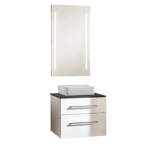 FACKELMANN OXFORD Waschtisch Set mit Spiegel 60 cm breit