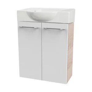 FACKELMANN SBC B.CLEVER Gäste WC Waschtisch Set 55 cm breit