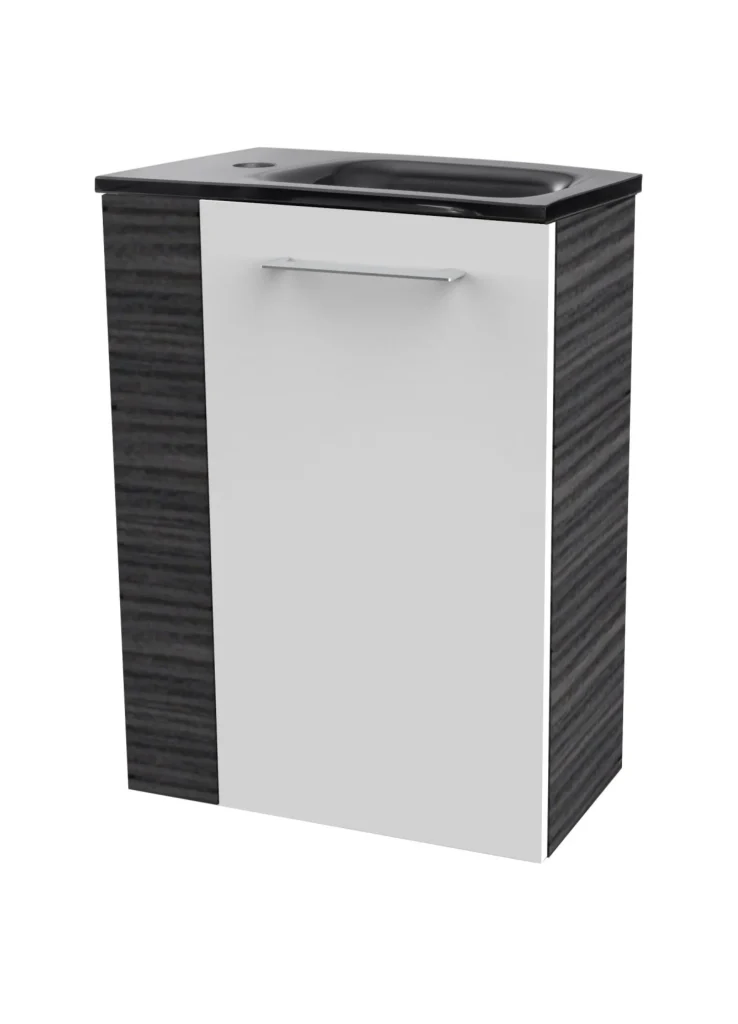 FACKELMANN SBC B.PERFEKT Gäste WC Waschtisch Set 45 cm breit