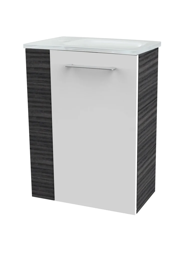 FACKELMANN SBC B.PERFEKT Gäste WC Waschtisch Set 45 cm breit