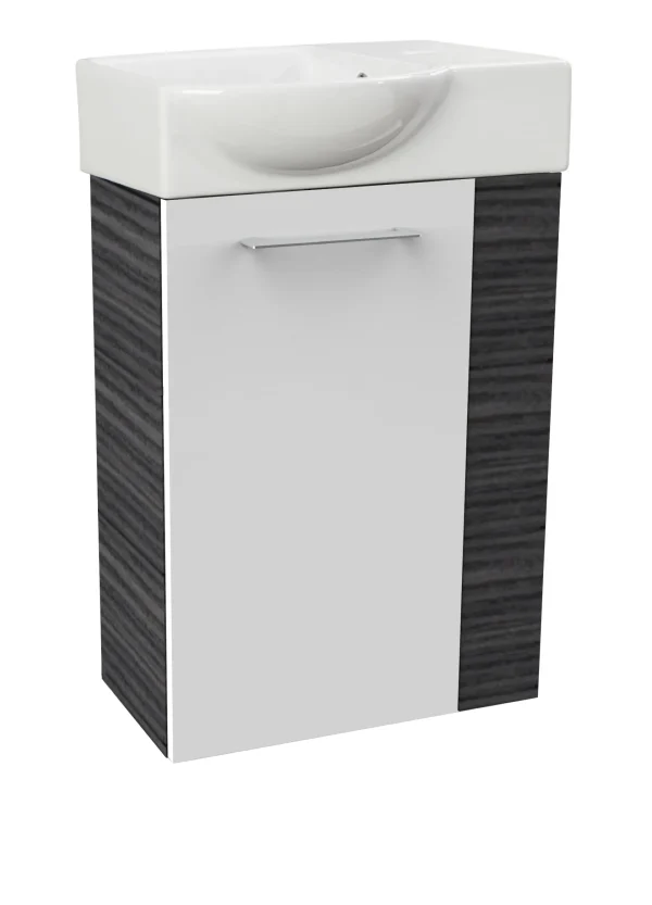 FACKELMANN SBC B.PERFEKT Gäste WC Waschtisch Set 45 cm breit
