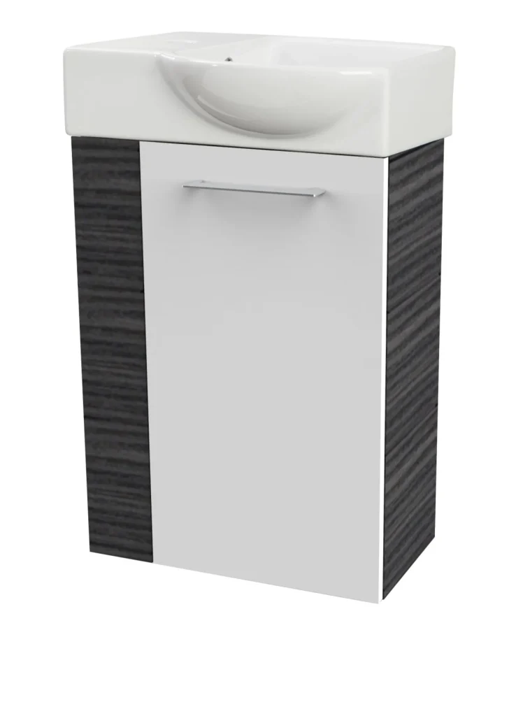 FACKELMANN SBC B.PERFEKT Gäste WC Waschtisch Set 45 cm breit